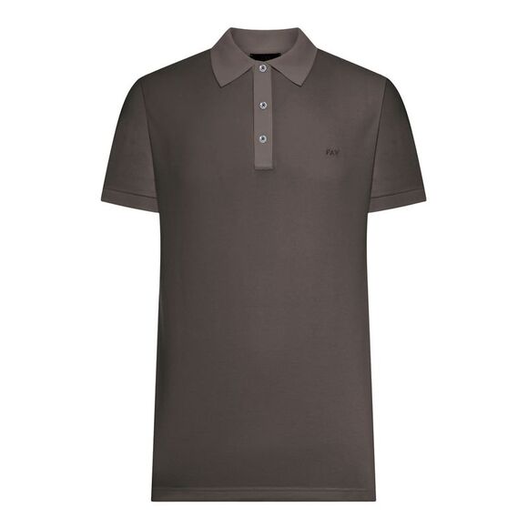 Fay Archive Men Cotton Piquet Polo Shirt